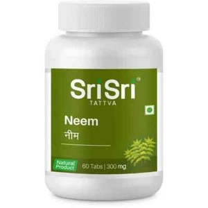 Sri Sri Tattva Ayurveda NEEM 500mg 60 Tab - Picture 1 of 2