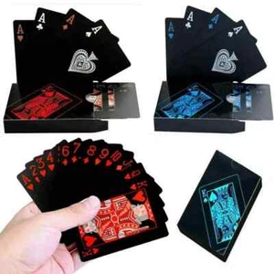 Playing Cards Waterproof Plastic Deck of PVC Poker Card Creative Party Game Gift - Picture 1 of 21