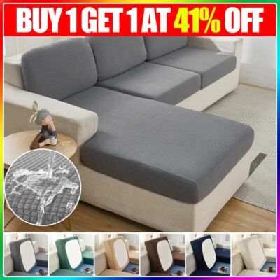 Sofa Seat Covers Stretch Couch Slipcover 1/2/3 Seater Cushion Protector UK - Image 1 of 4