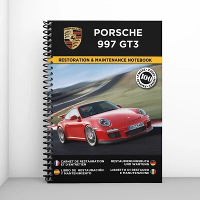PORSCHE 997 GT3 : Restaurierungsnotizbuch & Wartung - KOSTENLOS VERSAND ! - Bild 1 von 4