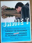 Jamie T  live band music show Nov 2022 promotional tour concert gig poster