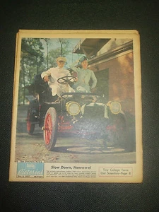 1957 SUNDAY PICTORIAL DETROIT NEWS 1908 CADILLAC 8. DEZEMBER 1957 SEHR GUTER ZUSTAND L@@K! - Bild 1 von 1