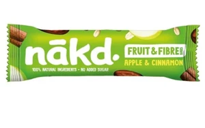 Nakd Fruit & Fibre Apple & Cinnamon Bar 44g-16 Pack - Picture 1 of 3
