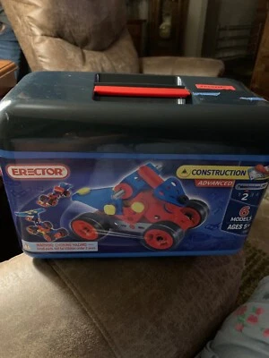 Erector Toolbox Construction Set 2012 6 models Advanced "2" - Image 1 of 4
