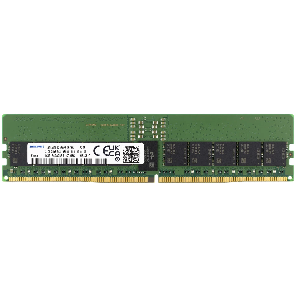 Samsung 32 GB reg. ECC DDR5-4800 M321R4GA3BB6-CQK - Arbeitsspeicher mit 32 GB