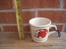 Vintage *** 1958 Cartoon SNOOPY DOG SCHULKZ - COFFEE *** Taylor Ceramic Mug USA