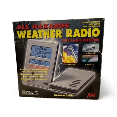 Oregon Scientific All Hazards Weather Radio Emergency Alert System - Image 1 of 2