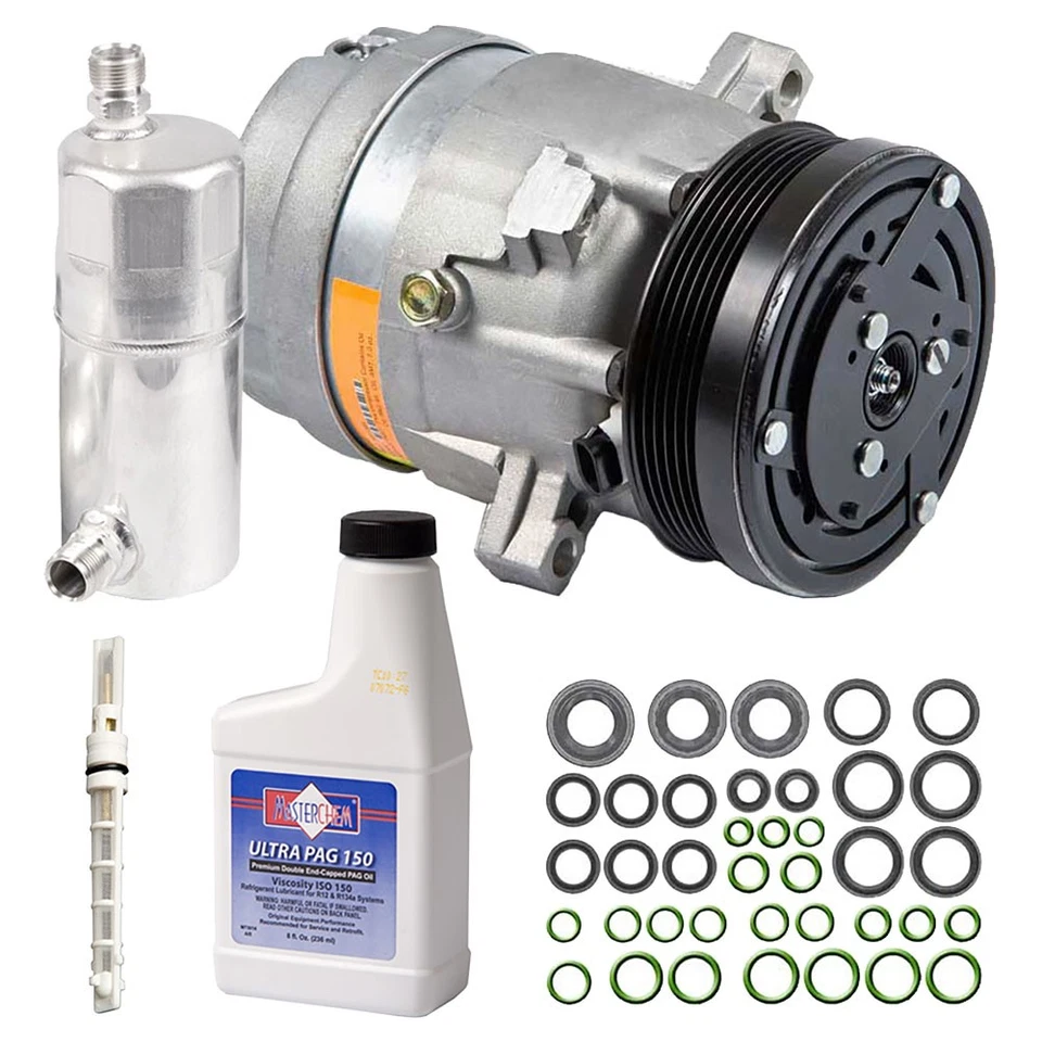 For Buick Riviera 1996 1997 1998 1999 AC Compressor w/ A/C Repair Kit TCP - Image 1 of 4