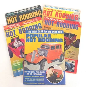 Popular Hot Rodding Magazine Lot 1965 1966 1969 Vintage Drag Race Muscle Car - Picture 1 of 11