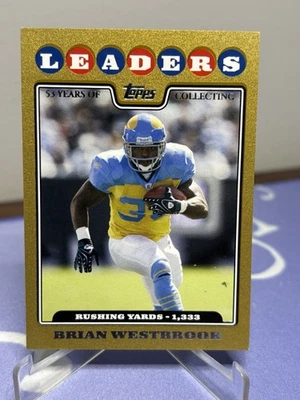 2008 Topps - Brian Westbrook #291 Gold Border /2008 - Image 1 of 3