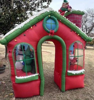 Gemmy Holiday Living 10.49-ft Animatronic Lighted Presents Christmas Inflatable - Image 1 of 4