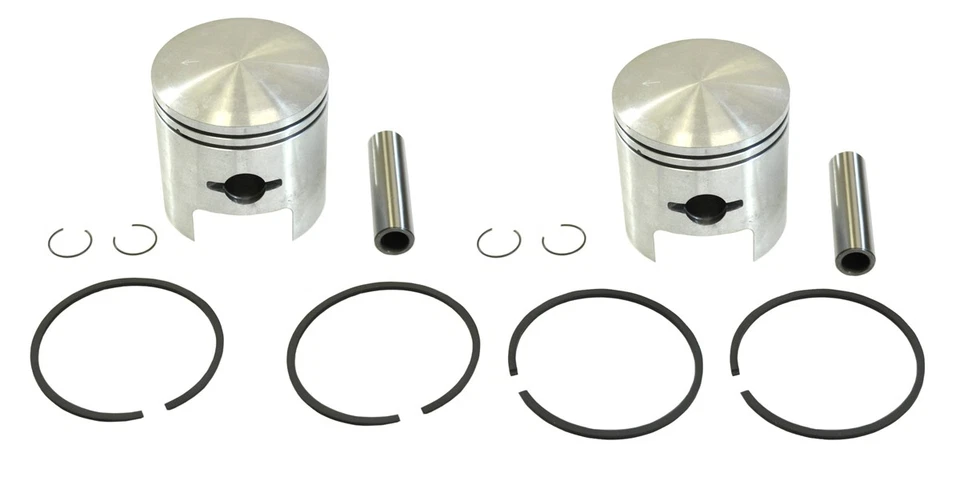 2 kits de pistón SPI Stock Bore para Arctic Cat 440 Cheetah Panther 1974-1975 68 mm Foto 1 de 1