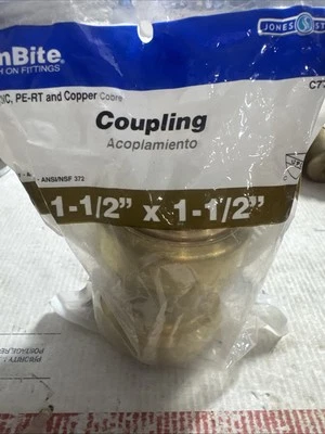 Plumbite Coupling, 1 1/2" Sealed - Image 1 of 4