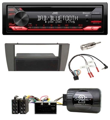 JVC CD DAB USB Bluetooth Lenkrad Autoradio für Jaguar X-Type S-Type 2003-2008 - Bild 1 von 4