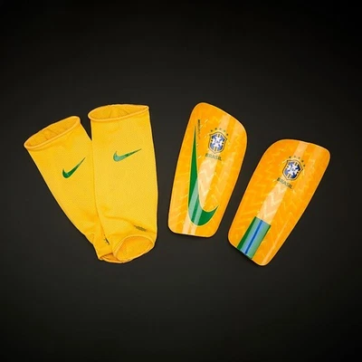 NIKE CBF MERCURIAL [SP2123-750] PROTECTOR DE ESPINILLA LITE - DORADO/VERDE DE LA SUERTE TALLA GRANDE Foto 1 de 4