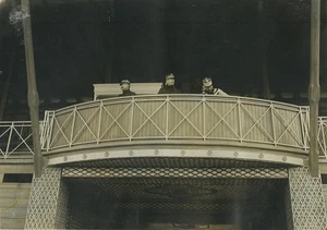 Frankreich Saumur? Armee Kavallerie Offiziere Tribüne altes Foto 1920er Jahre - Bild 1 von 3