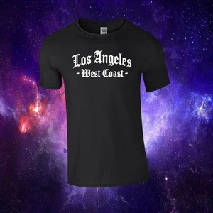 Los Angeles West Coast Hip Hop Inspired Adults/Kids Unisex Top T-shirt - Picture 1 of 2