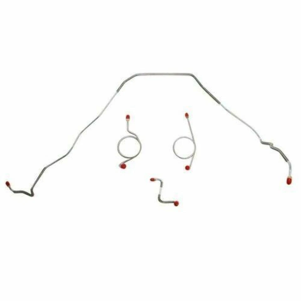 Kit de línea de freno delantero Chevrolet Bel Air 1967-68 frenos de tambor eléctricos-BKT6702OM Foto 1 de 1