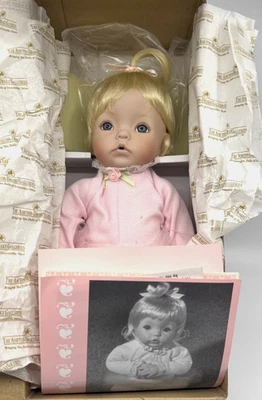 Ashton-Drake Galleries "Sugar Plum" Porcelain Girl Baby Doll By Dianna Effner - Image 1 of 4