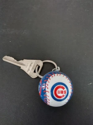 Chicago Cubs Baseball Keychain Charm Pull  - Image 1 of 4