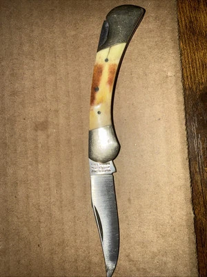 Navaja de bolsillo Parker IMAI Surgical Steel K 74 Stag Handle bloqueo trasero. Usado Foto 1 de 4