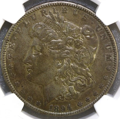 1894-O $1 Morgan Silver Dollar - Semi Key Date NGC VF30 - Image 1 of 4