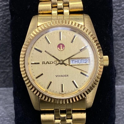 Rare RADO Voyager Automatic Full Day Date From 1996 Watch Men Vintage Swiss Made - Image 1 of 4