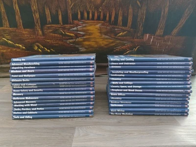 Time Life Home Repair And Improvement Hard Cover Spiral Bound Books Set of 32 Foto 1 de 4