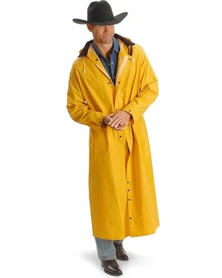 M&F Western Unisex Adult Waterproof Saddle Slicker Rain Coat Jacket - Image 1 of 4