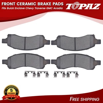 Pastillas de freno delanteras de cerámica para Buick Enclave Chevy Traverse GMC Acadia P1169 Foto 1 de 4