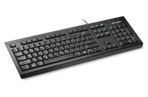 Kensington 1500109ES ValuKeyboard Black Spain - Picture 1 of 3