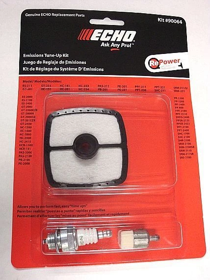 90157 90064 Kit de puesta a punto de mantenimiento ECHO PB-2100 SRM-231 SRM-201 GT-201 HC-1500 Foto 1 de 4