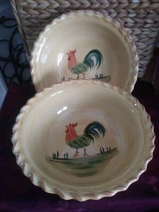 Home By Target Rooster Collection Set Of 2 Serving Bowls 11 Inches  - Picture 1 of 7
