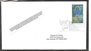 US Scott # B3 Stop Family Violence FDC. No Cachet. 1 - Picture 1 of 1