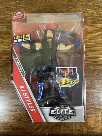 AJ STYLES WWE Mattel Elite Collection Series 47 A Wrestling Action Figure DMG PK Cover