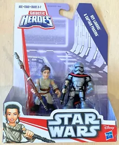 Playskool Star Wars Galactic Heroes Rey (Jakku) y Capitana Phasma - Hasbro Disney - Imagen 1 de 2