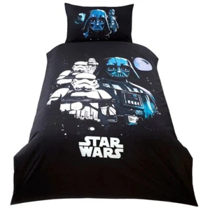 Star Wars Dark Side Single Duvet Cover and Pillowcase Set Official Kids - Picture 1 of 6