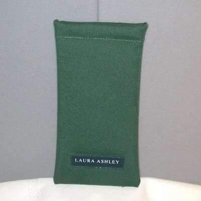 LAURA ASHLEY Green Fabric Eyeglass Case  - Image 1 of 2
