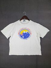 VTG Australia Day Sunshine Village T-shirt size XL 1991 Banff mountains flag eh