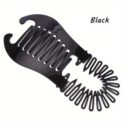 Elegante Pente de Cabelo Fosco Banana Clip - Versátil Ferramenta de Modelagem Faça Você Mesmo para Mulheres, Du - Imagem 1 de 4