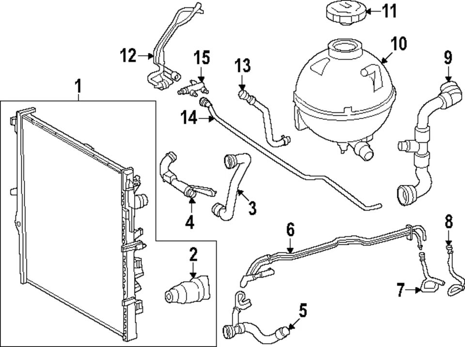 Оригинальный радиатор Mercedes-Benz 9075001200 - Изображение 1 из 1