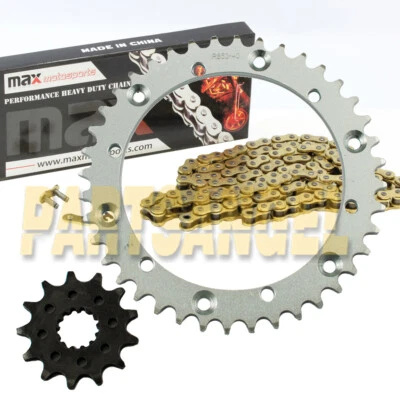 Gold Chain Sprocket for 2001-2005 2004 2003 2002 Yamaha YFM660 R Raptor 660 R Foto 1 de 3