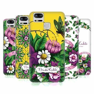 OFFICIAL FRIDA KAHLO PURPLE FLORALS HARD BACK CASE FOR ASUS ZENFONE PHONES - Image 1 of 4
