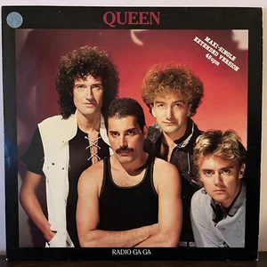 QUEEN - Radio Ga Ga (Holland Press) - 12" Vinyl Record Single - EX - Picture 1 of 3