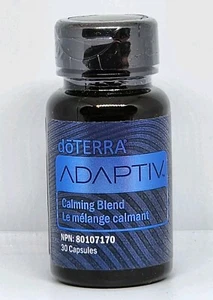doTERRA Adaptiv Calming Blend Capsules 30 Count New Sealed Bottle - Picture 1 of 3