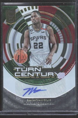 2023-24 Donruss Elite #TCS-MAL Malaki Branham San Antonio Spurs Auto - Image 1 of 2