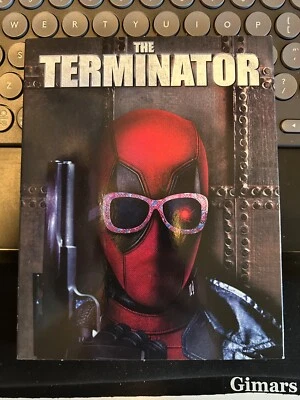 The Terminator (Blu-ray, 1984, w/ OOP Deadpool Photobomb Slipcover) - Image 1 of 2