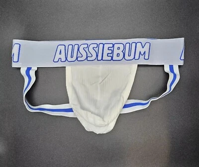 AussieBum Men's X-Jock Jockstrap Underwear, Size M L XL White - NWT - Image 1 of 4