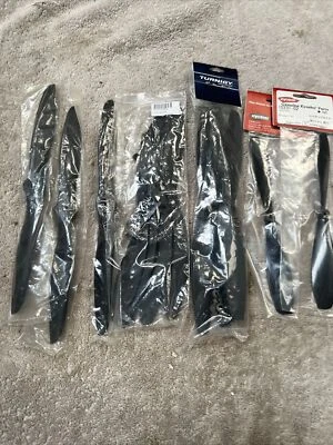 RC LOT PLASTIC PROPELLER KYOSHO TURNIGY AIRCRAFT REMOTE CONTROL AIRCRAFT PARTS - Image 1 of 4