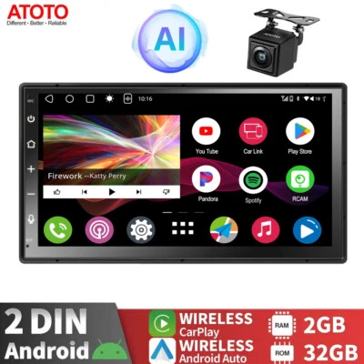 ATOTO A6PF 7" Android Autoradio Navi 2DIN ChatGPT-AI Wireless Carplay+Telecamera - Immagine 1 di 4